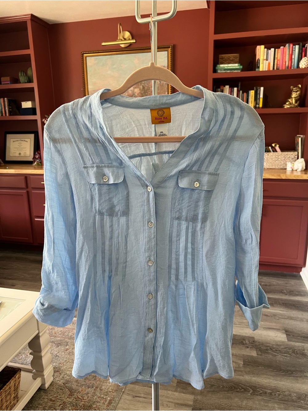 Ruby Rd. Button-Up Blouse